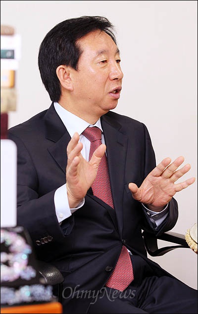 서울 강서을에서 재선에 성공한 김성태 새누리당 의원