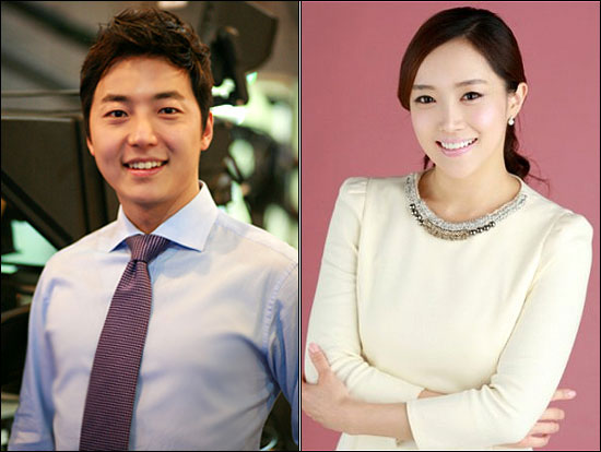  이성배 MBC 아나운서(왼쪽)가 방송인 출신 탁예은(오른쪽)과 결혼식을 올린다.