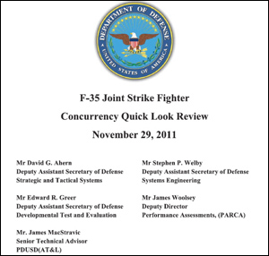 미 국방부 F-35 분석 보고서