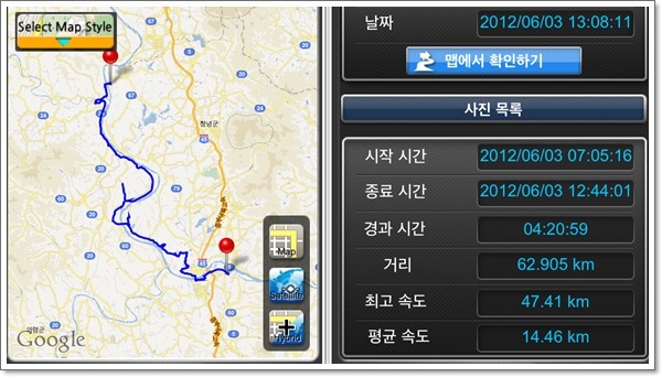 낙동강 자전거길, 함안보-합천보 구간