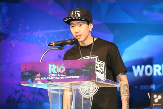  < R-16 KOREA 2012 세계 비보이 마스터스 대회 >의 개최를 축하하는 홍보대사 박재범