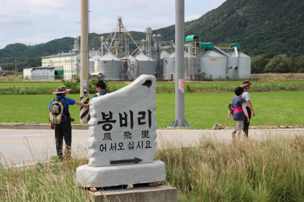  봉비리 입구