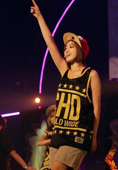  티아라 은정. 티아라는 25~26일 이틀간 일본 부도칸 공연장에서 일본 투어의 마지막 콘서트를 개최했다.