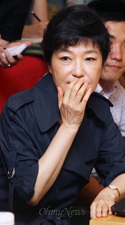 새누리당 대선 경선에 나선 박근혜 후보.