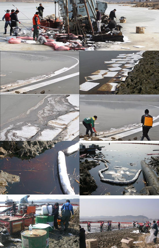 4대강 사업에 일환으로 금강살리기 사업을 하면서 준설선에 위한 기름유출로 토양과 수질이 오염되고 대형 환경사고가 발생하기도 하였다. 
