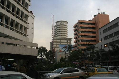 케냐 수도 나이로비 중심가 모습. 