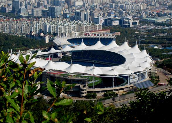 2002 우리나라 월드컵 문학 경기장 모습이다. 