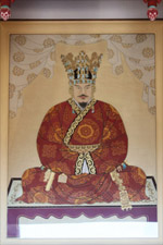 경주 동남산 통일전의 문무왕 초상