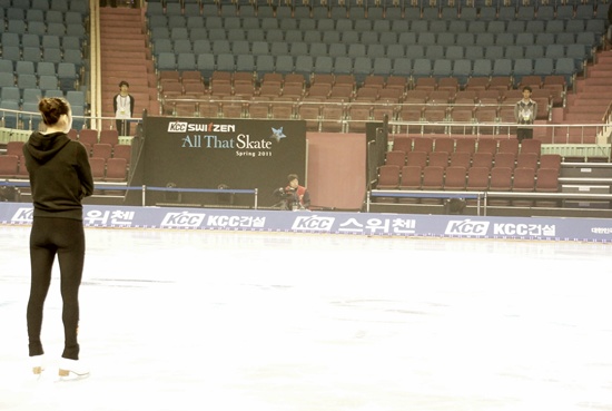  2011년 3월 세계선수권 이후 1년 8개월 만에 대회에 출전하는 김연아 선수.