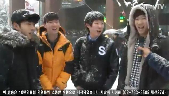 오마이TV '대선올레!'에 출연한 서울시립대 학생들이 20대에 투표독려메시지를 전하고 있다.
