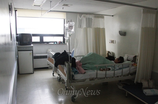 대전의 한 병원 병실 모습. 