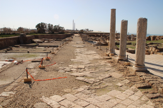 지중해변 카이사리아의 로마시대 유적