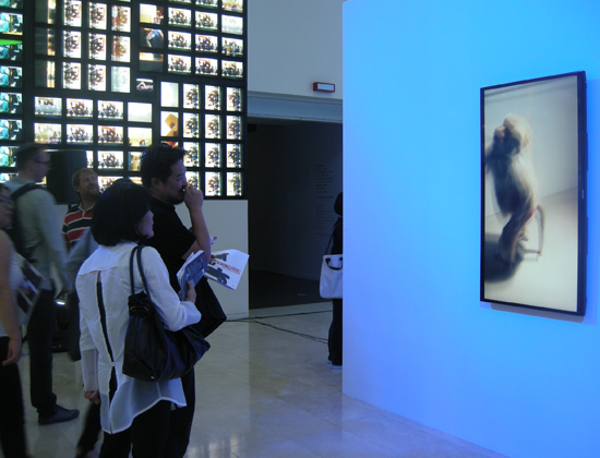 2012년 서울시립미술관에서 열린 <국제미디어아트비엔날레> 사진. 왼쪽 백남준에 <서울랩소디>가 보이는데 이런 국제미디어행사와 잘 어울린다
