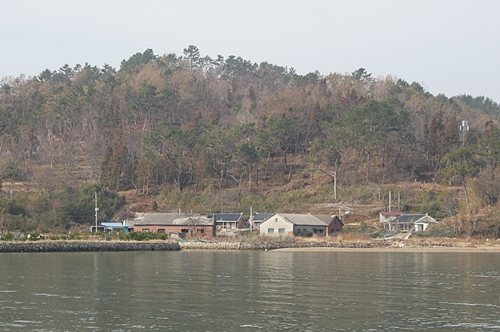 산책로에서 바라본 한센인 마을
