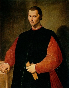 니콜로 마키아벨리(1469~1527). 르네상스 시대 피렌체의 외교관, 정치이론가, 저술가.