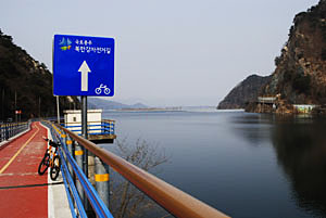 북한강 자전거도로