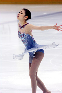  김연아의 뱀파이어의 키스. 사진은 지난 1월 국내피겨선수권대회 때 찍은 것이다. 