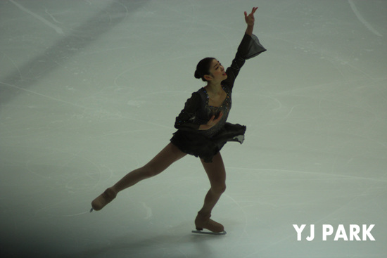  김연아가 세계선수권 여자싱글 정상에 섰다. 사진은 지난 1월 종합선수권에서 모습 