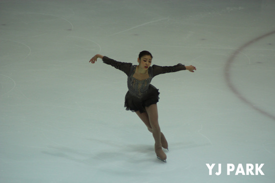  김연아가 세계선수권 여자싱글에서 최종 1위에 올랐다. 사진은 지난 1월 종합선수권에서의 모습