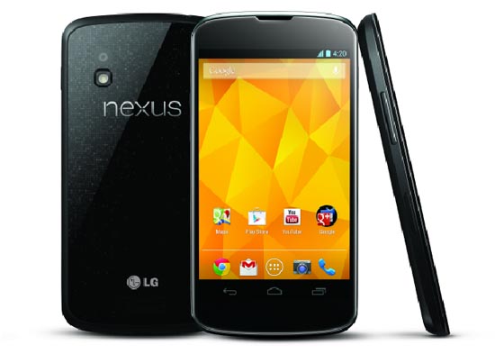 넥서스4. 구글과 LG전자가 함께 만든 레퍼런스 스마트폰이다.