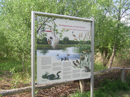 이 표지판에는 바님 국립공원에 서식하는 조류 및 동물들을 기술하고 있다. 뱀도 여기서 서식하고 있다.