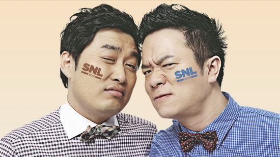 컬투 <SNL 코리아>의 7회 호스트로 등장한 컬투 정찬우와 김태균