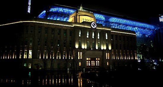 서울도서관의 밤 야경