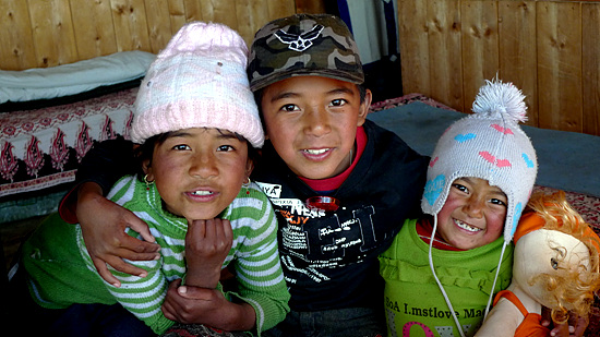 신곰파에서 만난 아이들의 모습