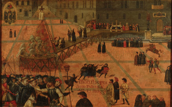 사보나롤라(Savonarola)의 화형은 이상주의적으로 정치를 할 때의 한계를 가장 잘 보여주는 사례다.