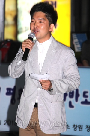 김태복 김해반전평화실천단 단장.