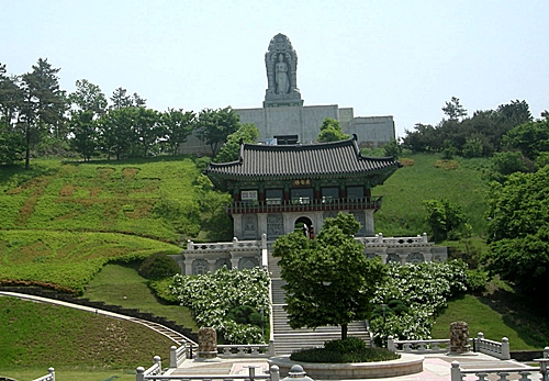 전남 영광의 백제불교 최초 도래지 기념성역 전경
