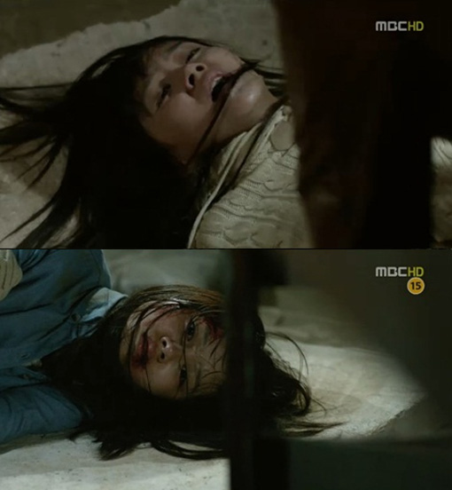 MBC 드라마 <보고싶다>에 나오는 성폭행 장면
