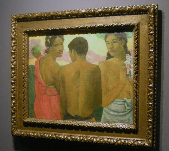 <세 명의 타히티인>(캔버스에 유화, 73×94cm, 1899, 스코틀랜드 에든버러 국립미술관 소장) ⓒ Scottish National Gallery, Edinburgh