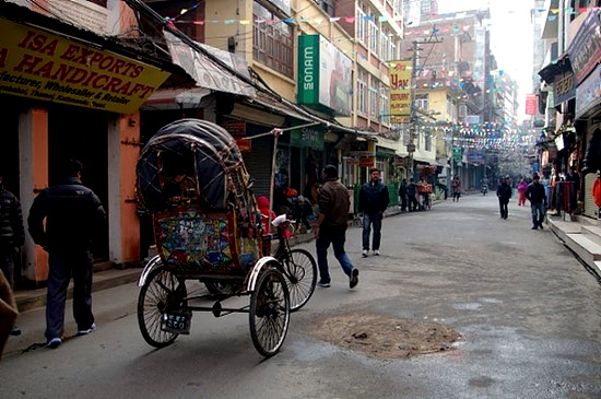 네팔 카트만두 여행자 거리 '타멜' 모습