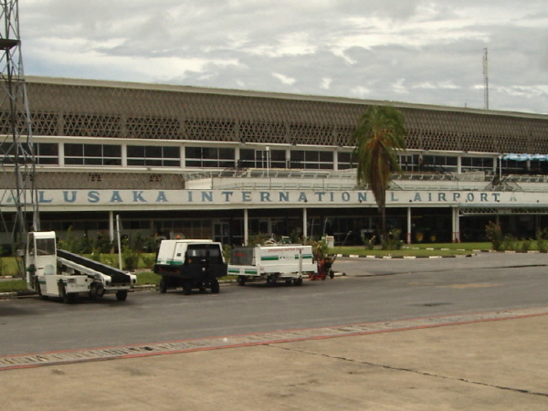 어쨋든 루사카의 국제공항