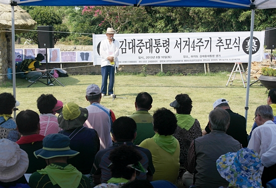 현 시국을 비판하는 임추섭 고문 
