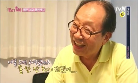  지난 23일 방영한 tvN <꽃보다 할배-대만편> 1회 한 장면 