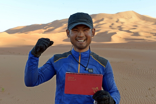 여행가 이시우, 2013년 몽골 고비사막에서...
