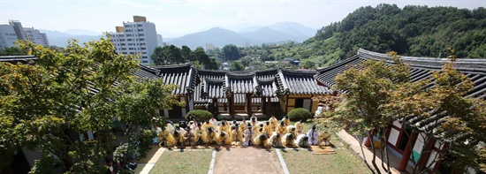  8일 열린 함양향교 추기 석전제.