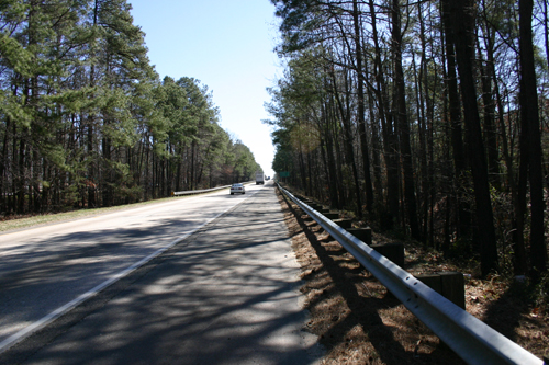워싱턴DC에서 리치몬드로 가는 95번 고속도로(2007. 3.).