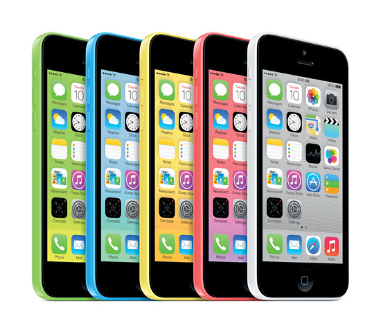 애플이 10일 발표한 아이폰5C