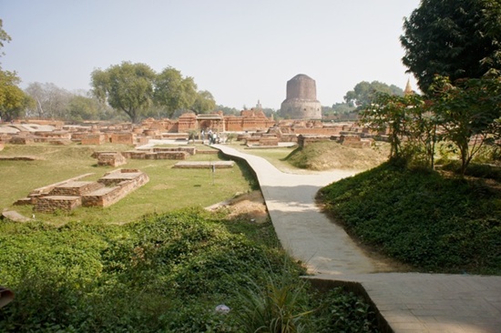 사르나트 불교 유적지 전경 