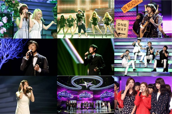  4일 첫 생방송 경연을 치른 Mnet <슈퍼스타K5>의 주요 장면들
