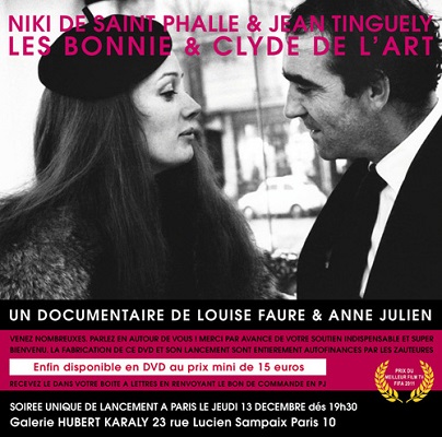 2010년 몬트리올국제예술영화제 그랑프리 수상작인 루이즈 포르의 영화 <니키드 생팔과 장 팅글리> 포스터.