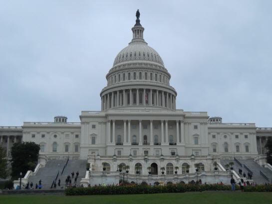 2013년 10월 13일 미국 의사당의 모습.