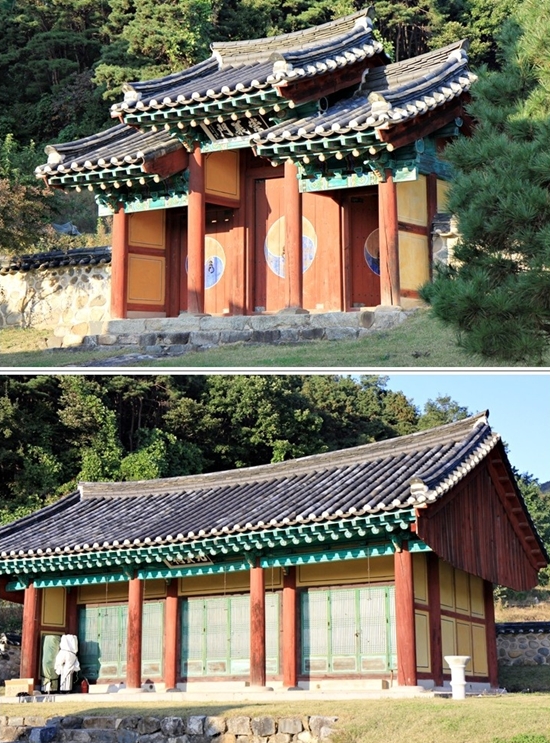  신항서원의 내삼문과 구현사(九賢祠)