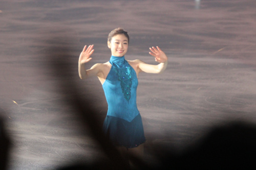  피겨여왕 김연아가 오는 소치올림픽을 자신의 은퇴무대로 삼을 예정이다. 사진은 6월 아이스쇼에서의 모습 