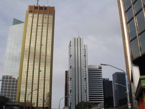 부에노스 아이레스 도심의 빌딩들. (2011년 6월 사진)