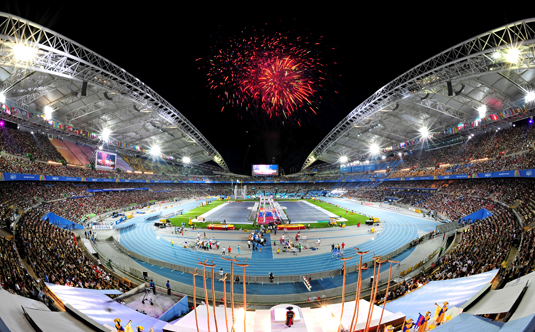  2011년 열렸던 대구 세계육상선수권대회 폐막식. 