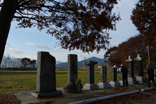 남원 서천리 장승 주변 비석군 남원지역 서천리장승주변 비석군